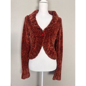 Y2K 90’s Style Multicolor Knitted Cardigan CB Design Medium hole